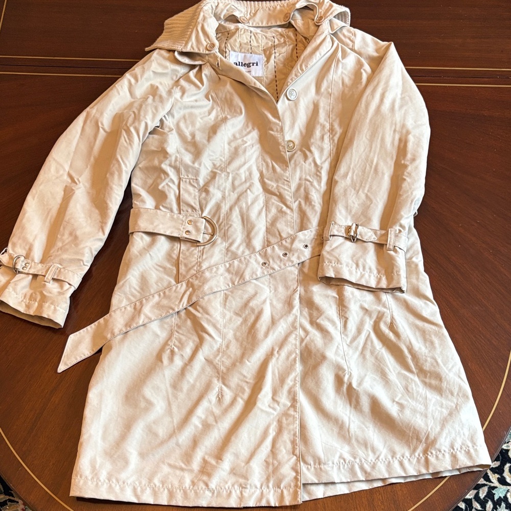 Allegri Women's Beige Trench Coat